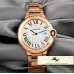 HK1087 CARTİER BALLON BLUE BAYAN W6920068 GOLD